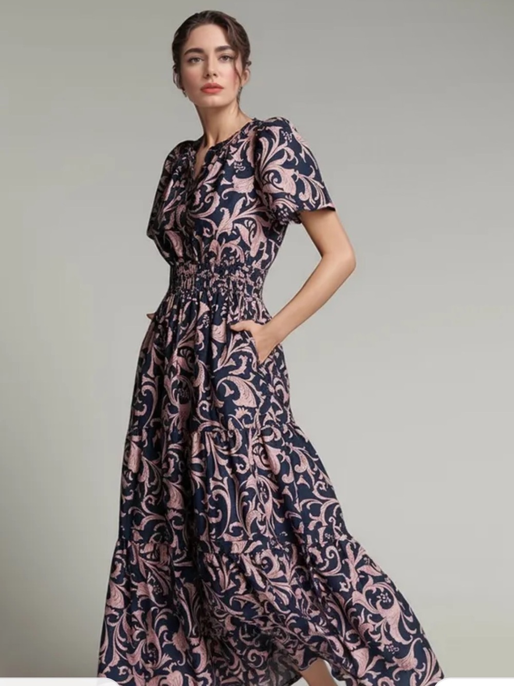 Anthropologie The Somerset Maxi Dress Size SP - Picture 5 of 16